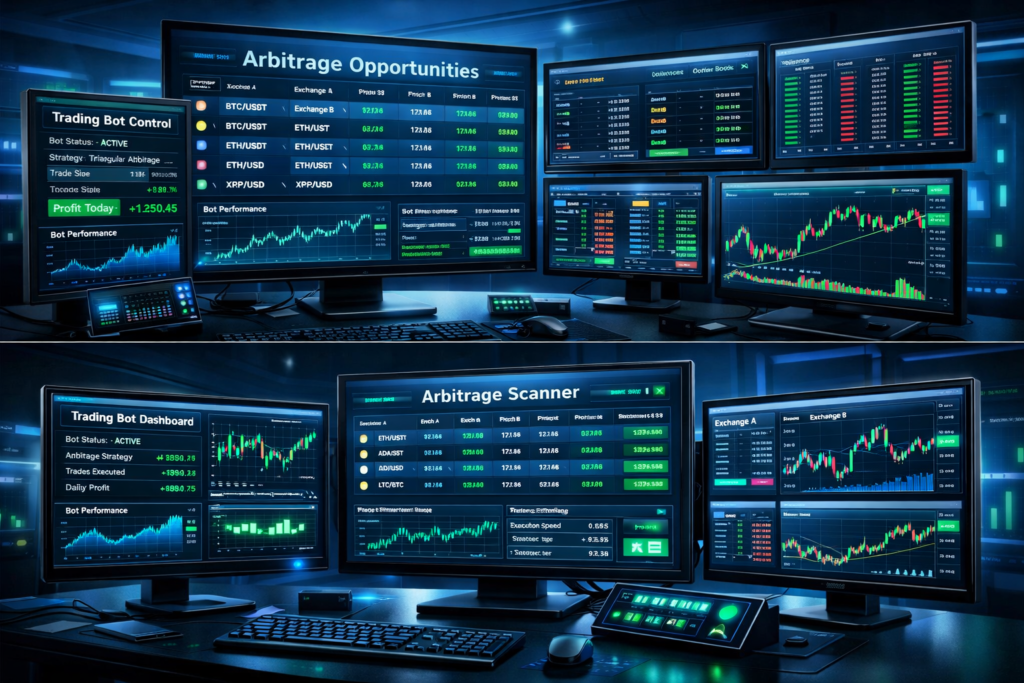 arbitrage trading bot strategies